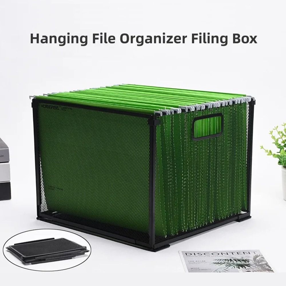 File Folder Hanging - Mesh metalen hangende maporganizer, mappen niet