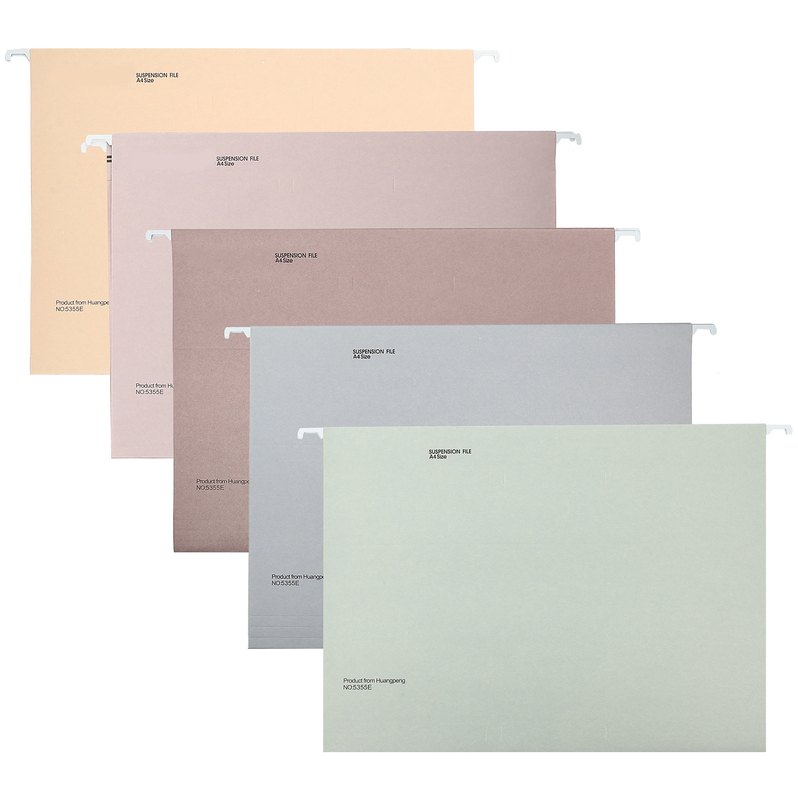 File Folder Hanging - 5 stuks draagbare hangende bestandsmappen papier