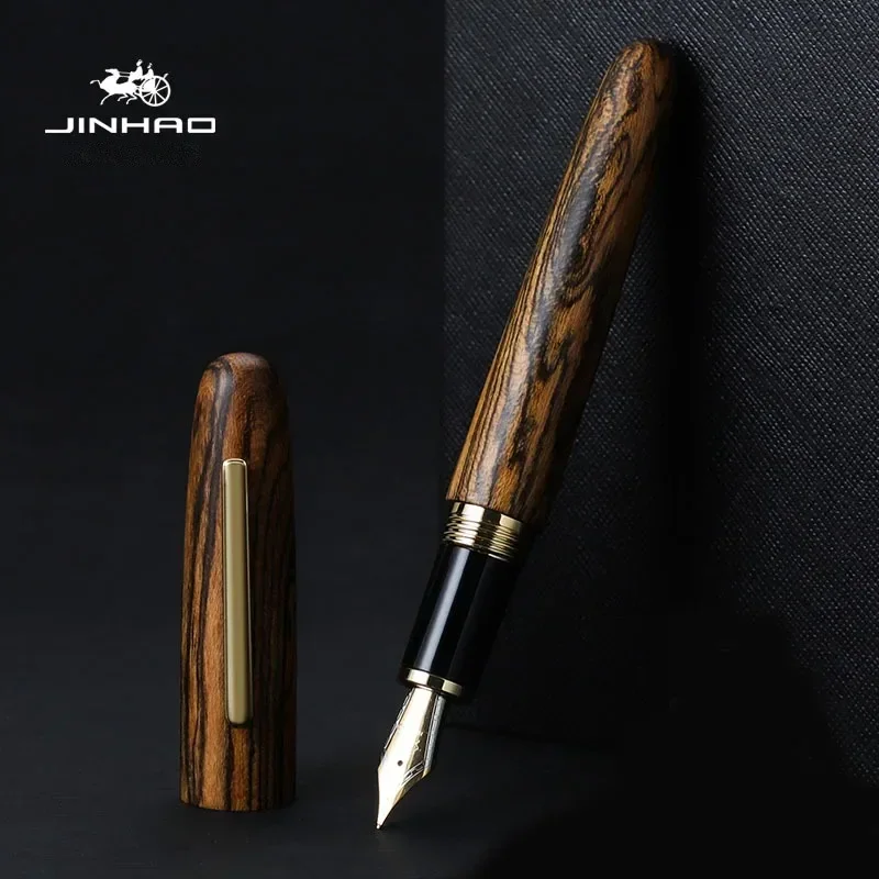 Office Stationery Supply Business - Jinhao 9056 Natuurlijk Hout Handgemaakte Vulpen