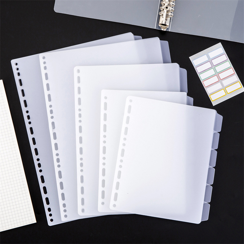 Index Tab Divider - A4 A5 B5 Binder Verdelers Genera