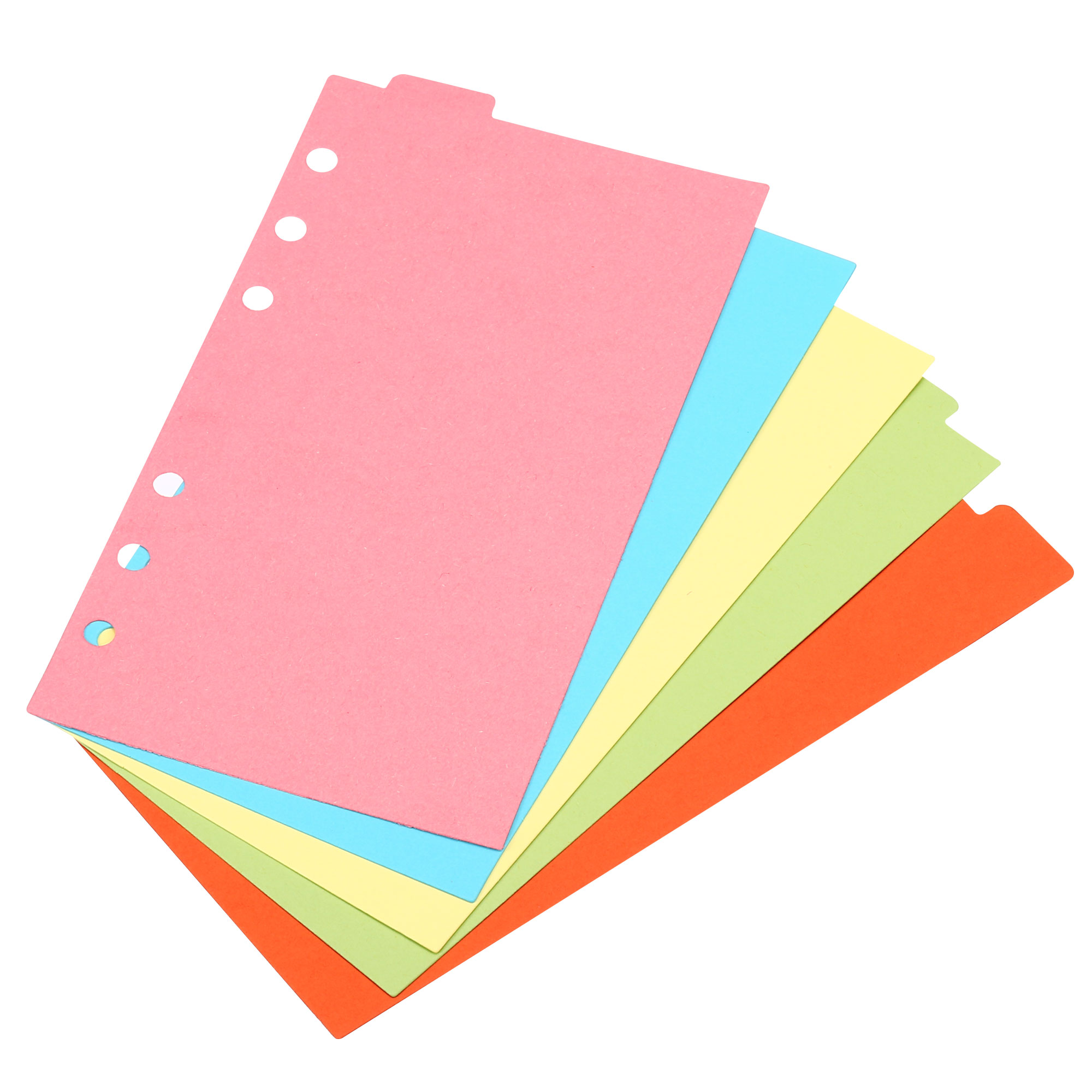 Index Tab Divider - A6 Binder Indexverdelers 4 Set 5