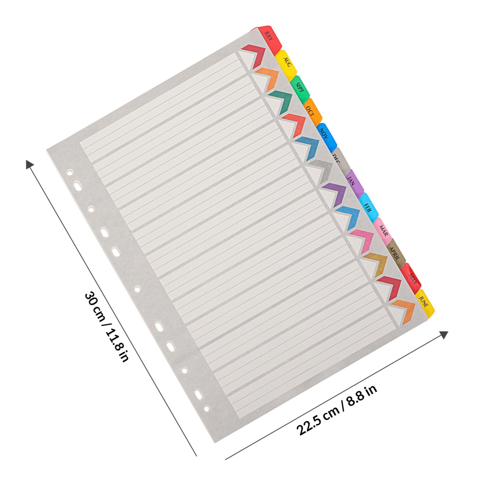 12 vellen binder-indelingsblad - Index Tab Divider recensie en prijs
