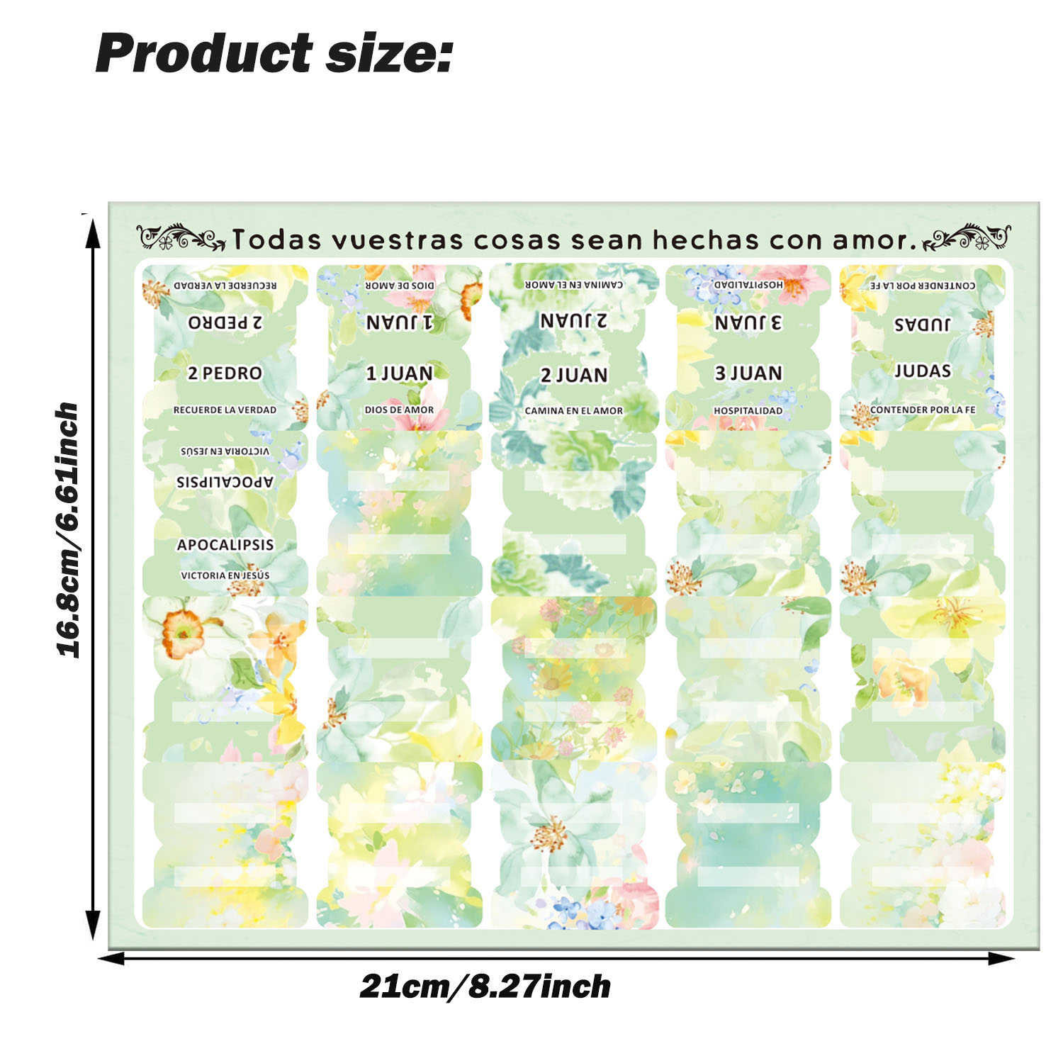 80 stks Spaanse Bijbel Tabs-So - Index Tab Divider recensie en prijs