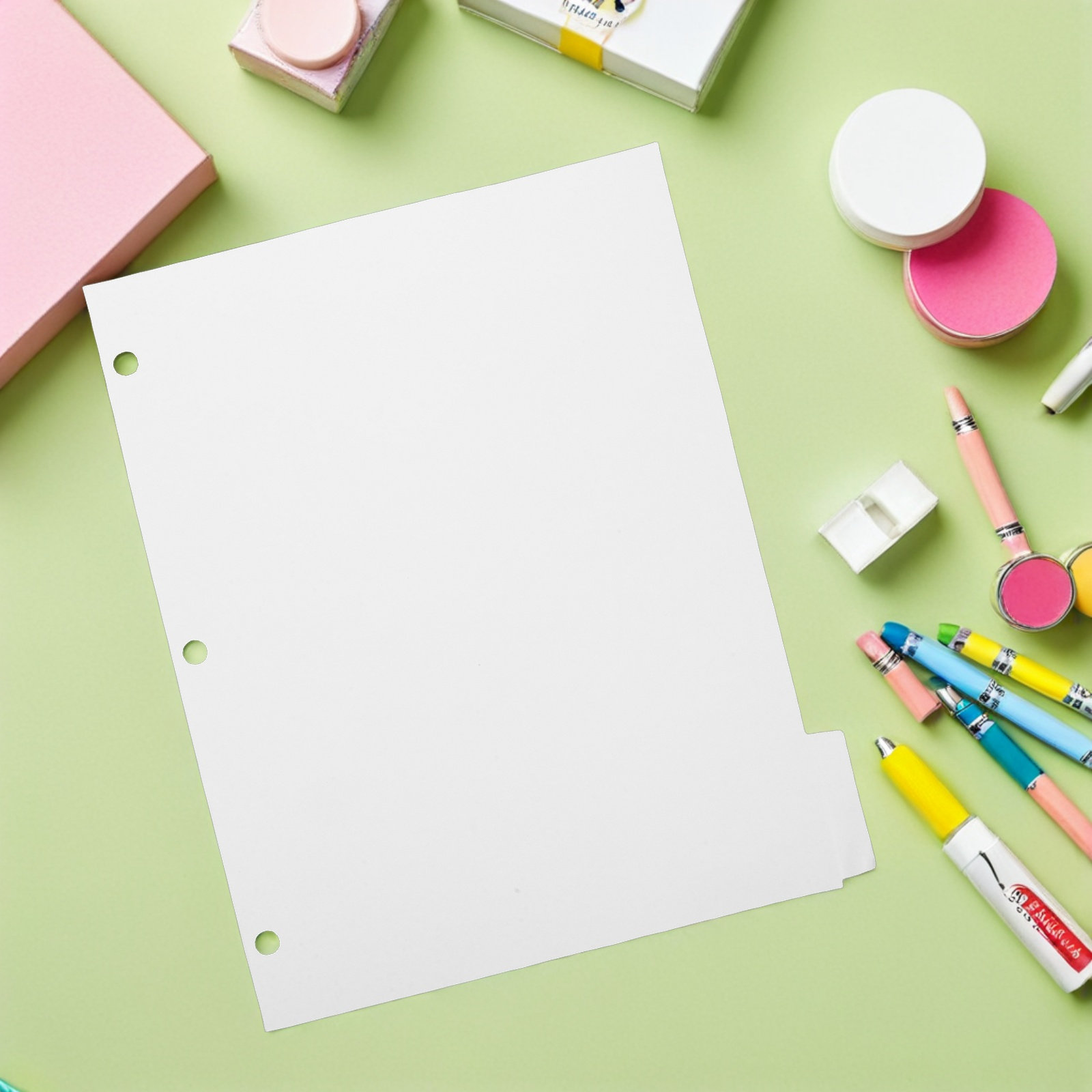 4 sets blanco schrijfpagina-ve - Index Tab Divider recensie en prijs