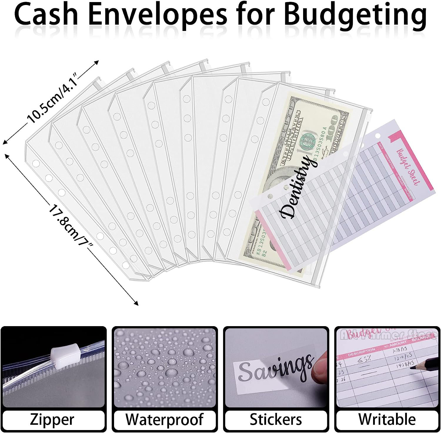 A6 budgetbinder met geldenvelo - Planner Weekly Budget recensie en prijs