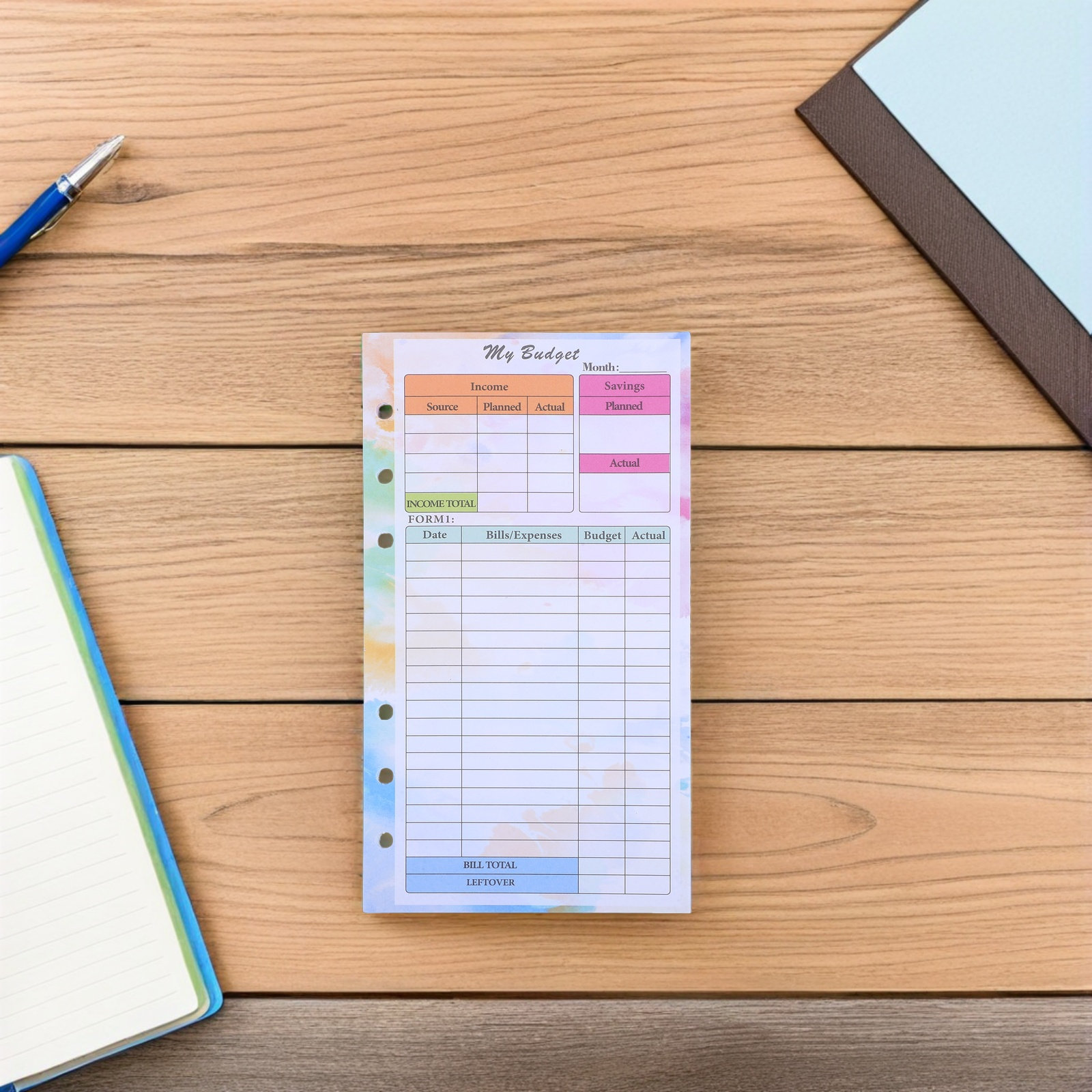 28 vellen A6 planner navulbaar - Planner Weekly Budget recensie en prijs