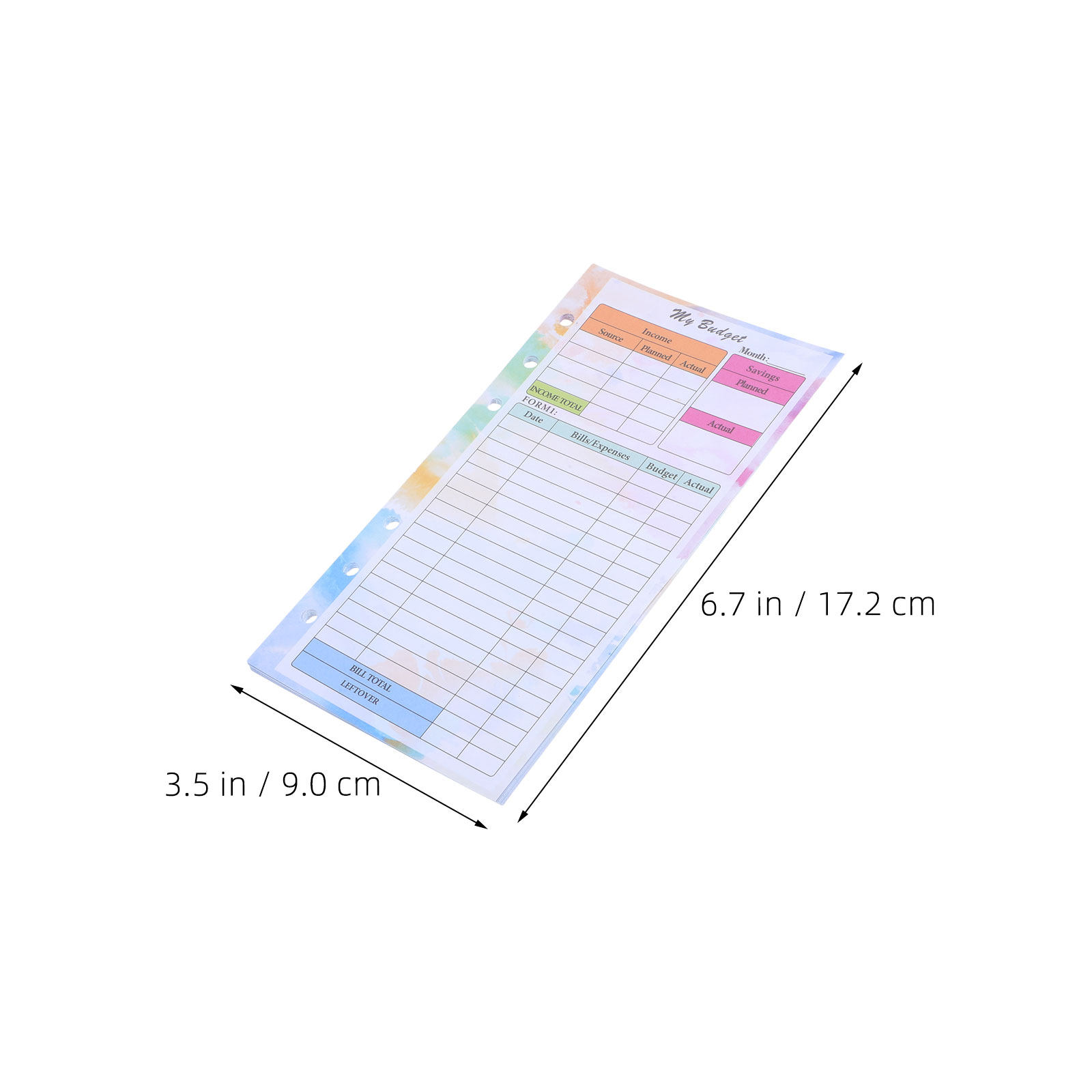 28 vellen A6 planner navulbaar - Planner Weekly Budget recensie en prijs