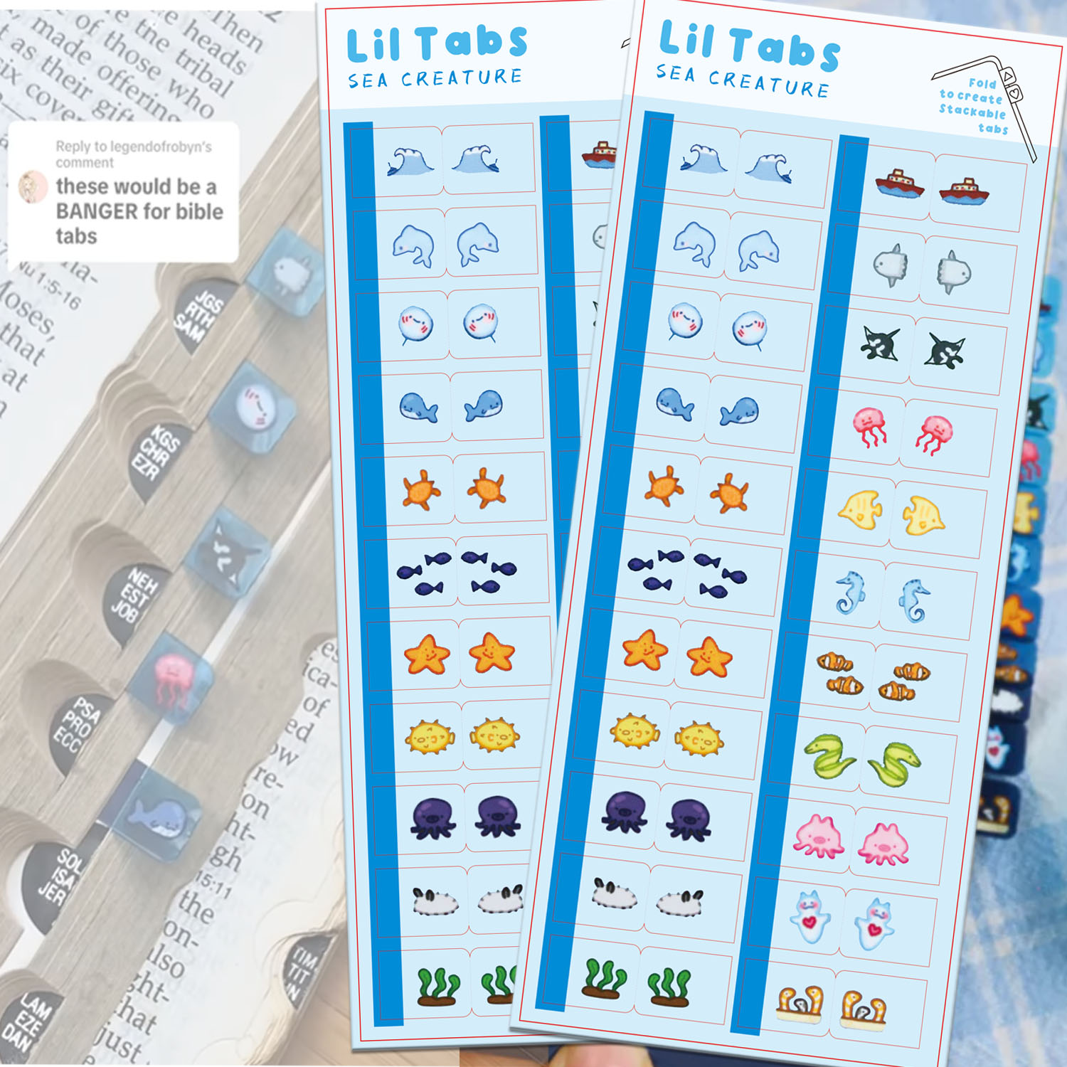 Zeedieren Lil Tab Stickers Tab - Index Tab Divider recensie en prijs