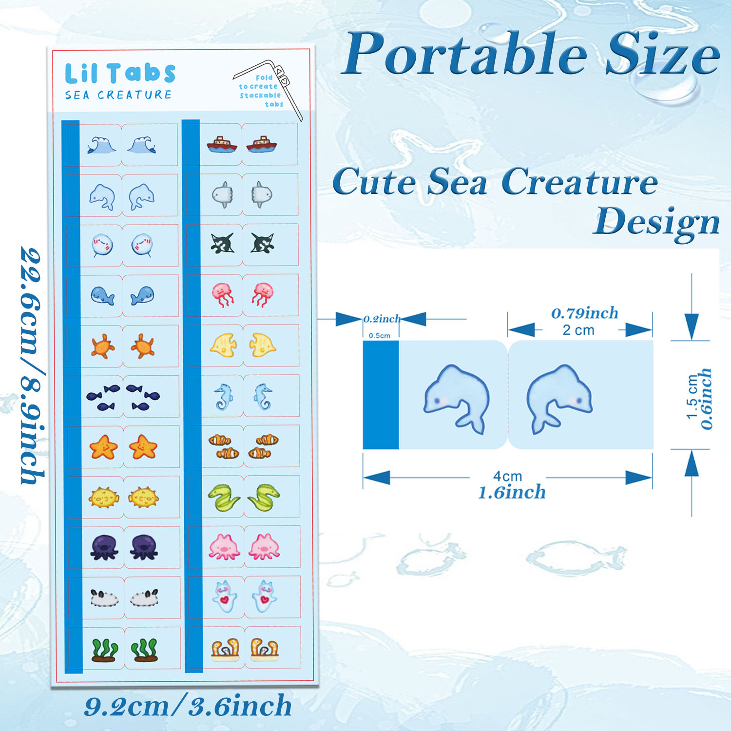 Zeedieren Lil Tab Stickers Tab - Index Tab Divider recensie en prijs