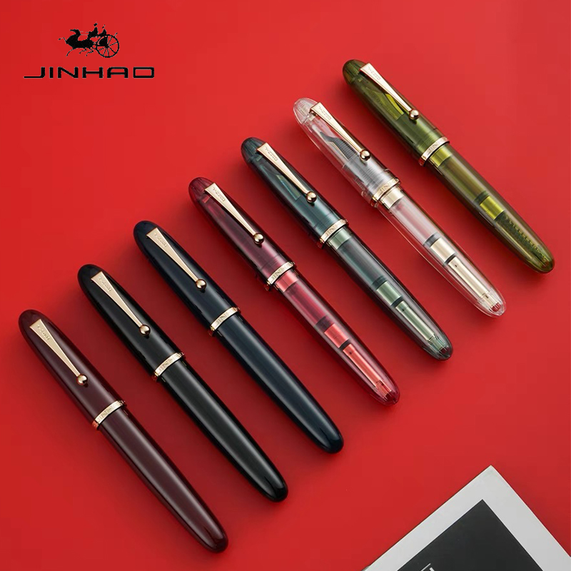 Jinhao 9019 Vulpen Transparant - Office Stationery Supply Business recensie en prijs