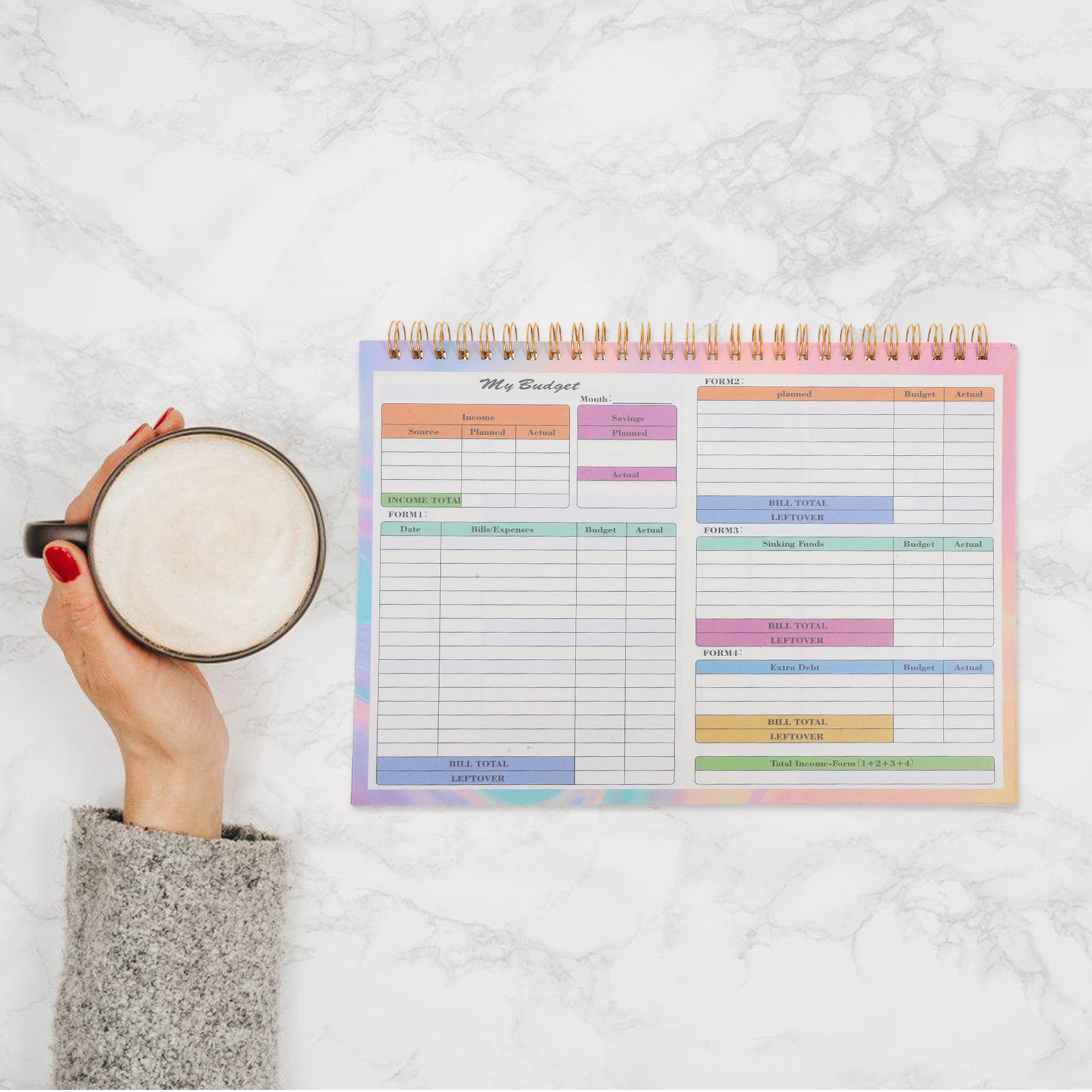 B5 Dagelijks Wekelijks Financi - Planner Weekly Budget recensie en prijs