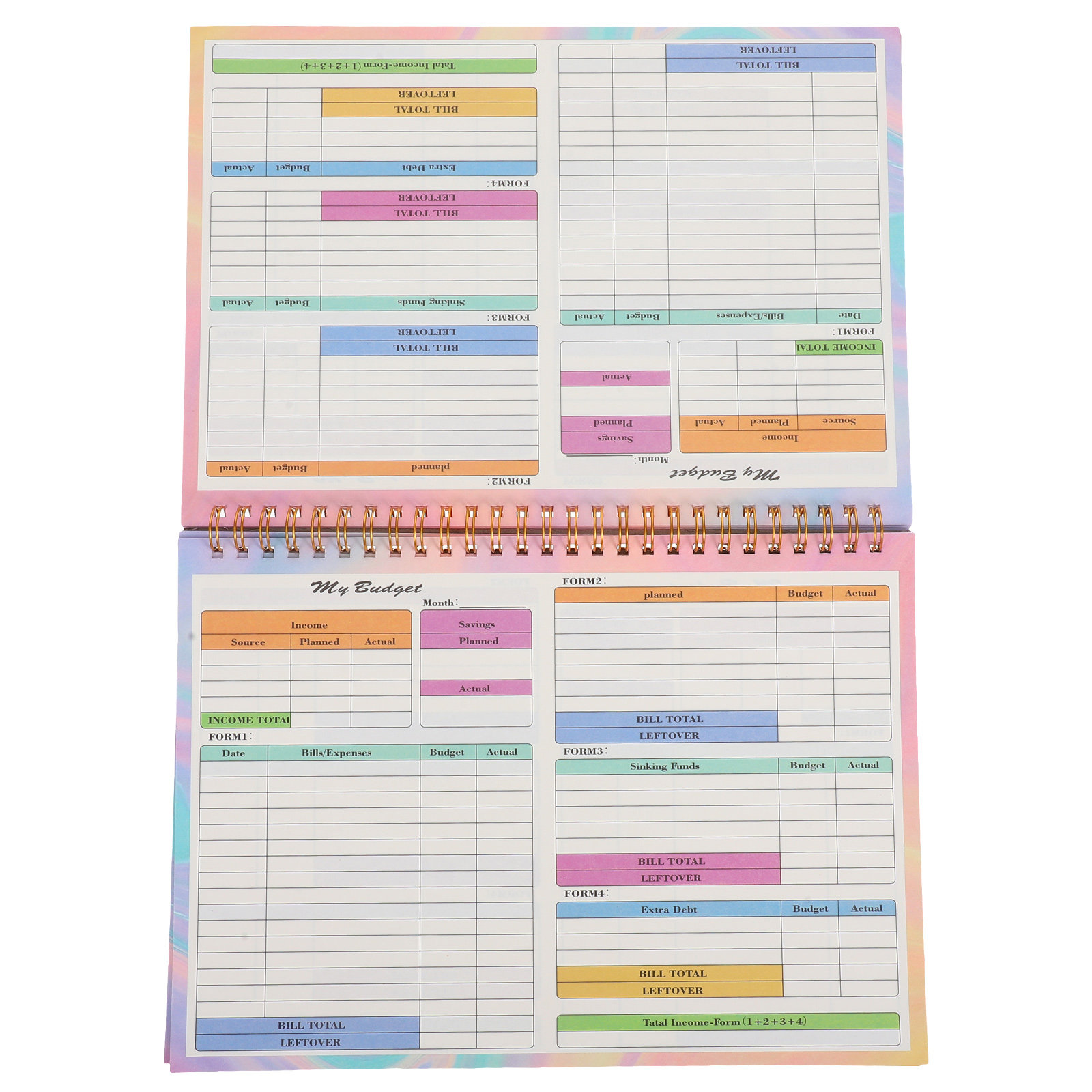 B5 Dagelijks Wekelijks Financi - Planner Weekly Budget recensie en prijs