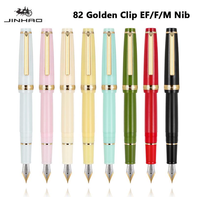 Jinhao 82-vulpen Gouden clip E - Office Stationery Supply Business recensie en prijs