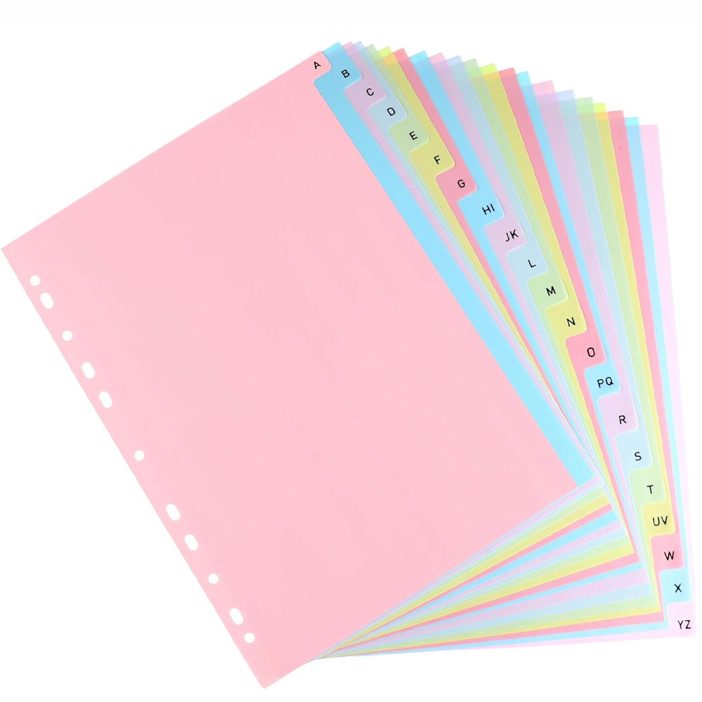 21-vellen A-Z alfabetische tab - Index Tab Divider recensie en prijs