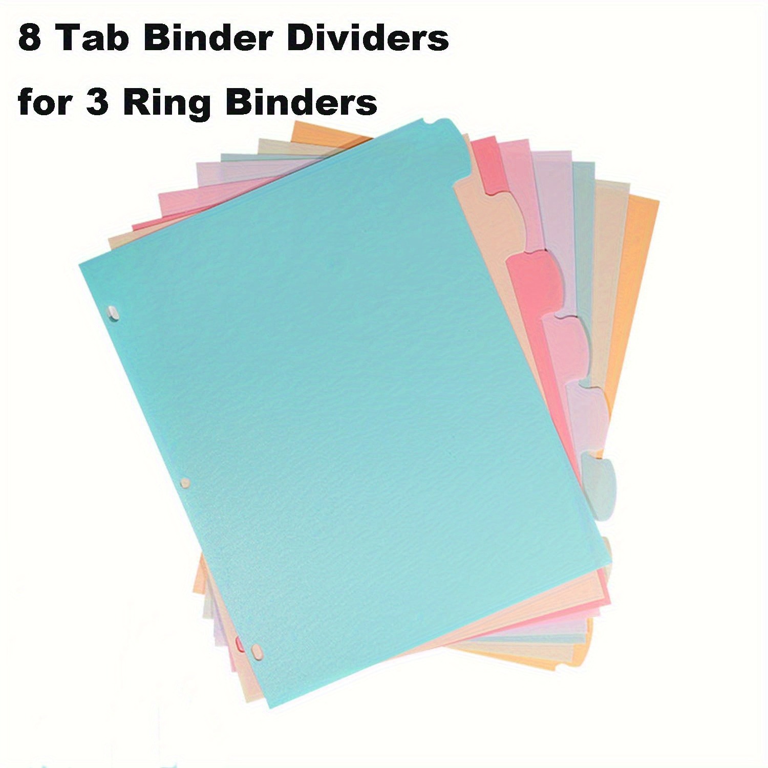 8 tabbladverdelers voor 3 ring - Index Tab Divider recensie en prijs