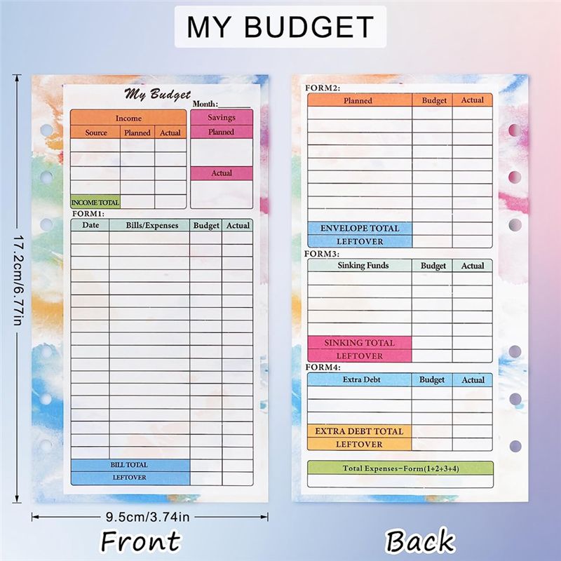 Nieuwste ABBQ-A6 Budgetplanner - Planner Weekly Budget recensie en prijs