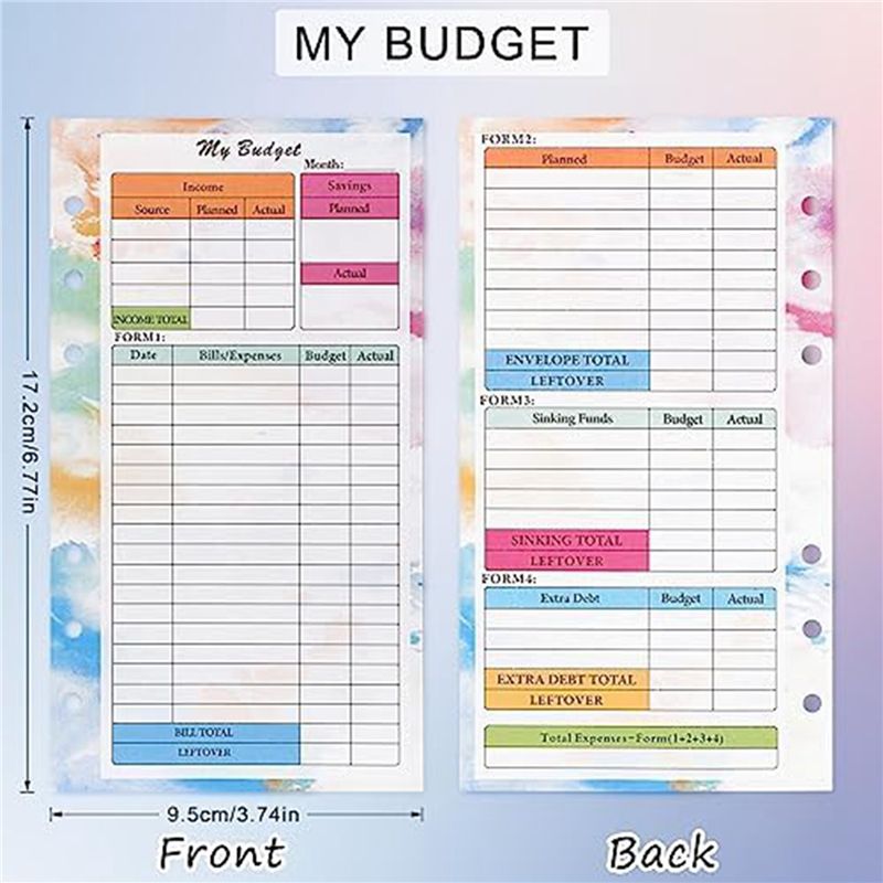 N36R-2 Set A6 Budgetplanner Na - Planner Weekly Budget recensie en prijs