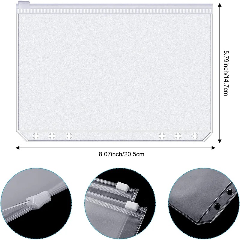 6-30PCS Binder Zakken A6 6-Hol - Planner Weekly Budget recensie en prijs