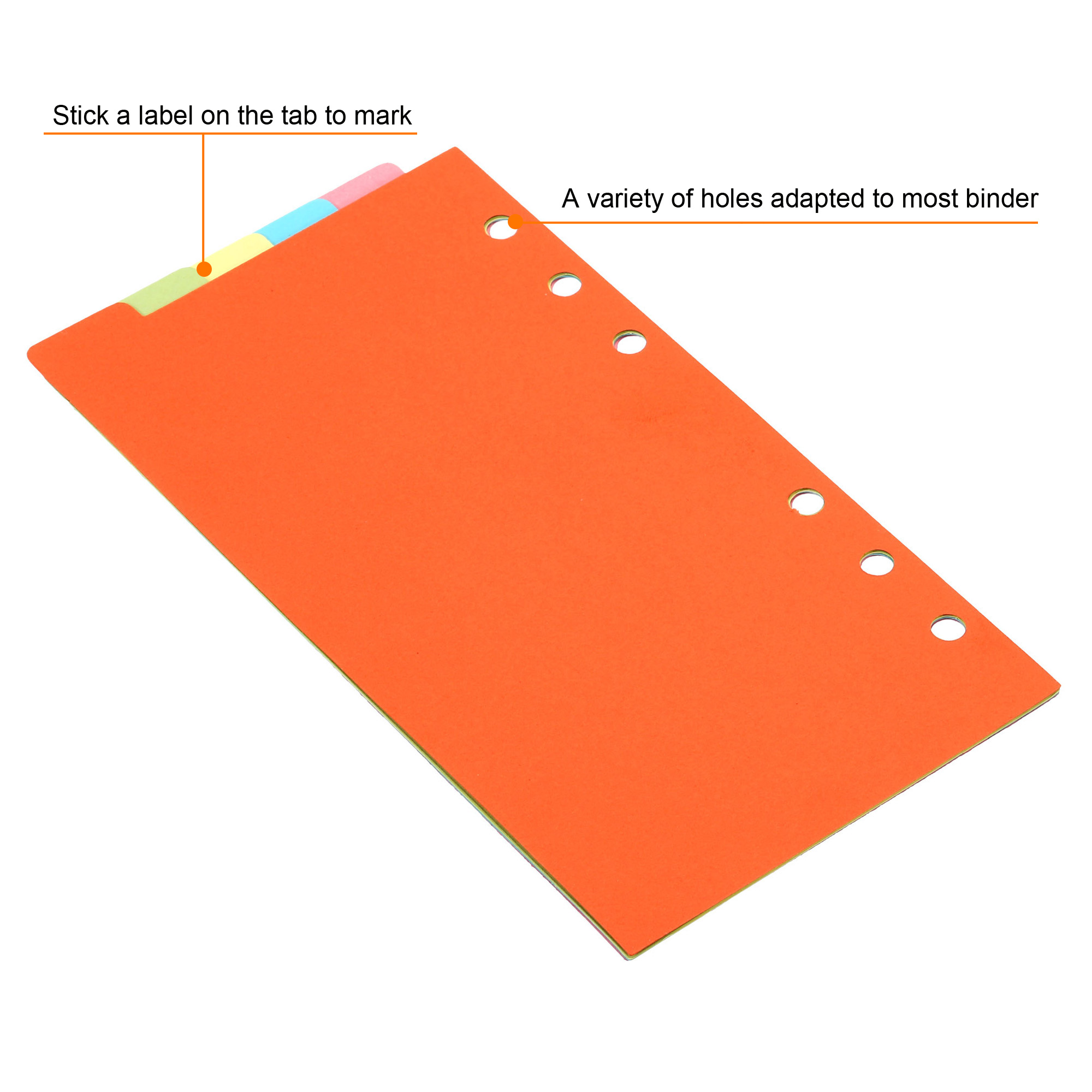 A6 Binder Indexverdelers 4 Set - Index Tab Divider recensie en prijs
